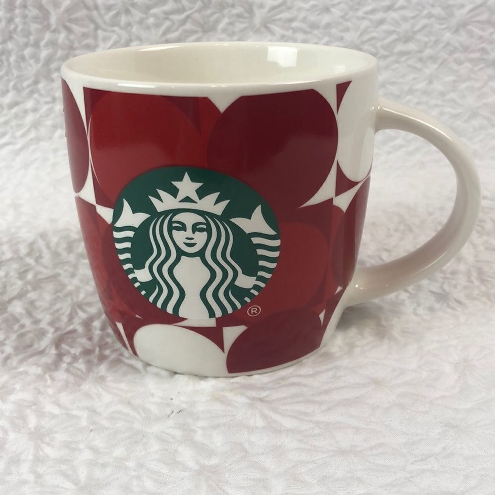 Starbucks mug with green logo mermaid